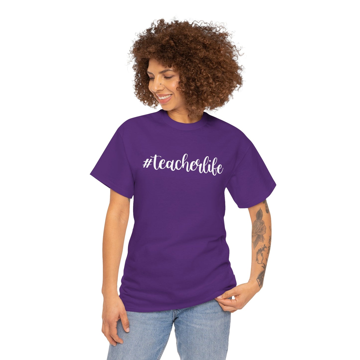 #teacherlife Unisex Heavy Cotton Tee