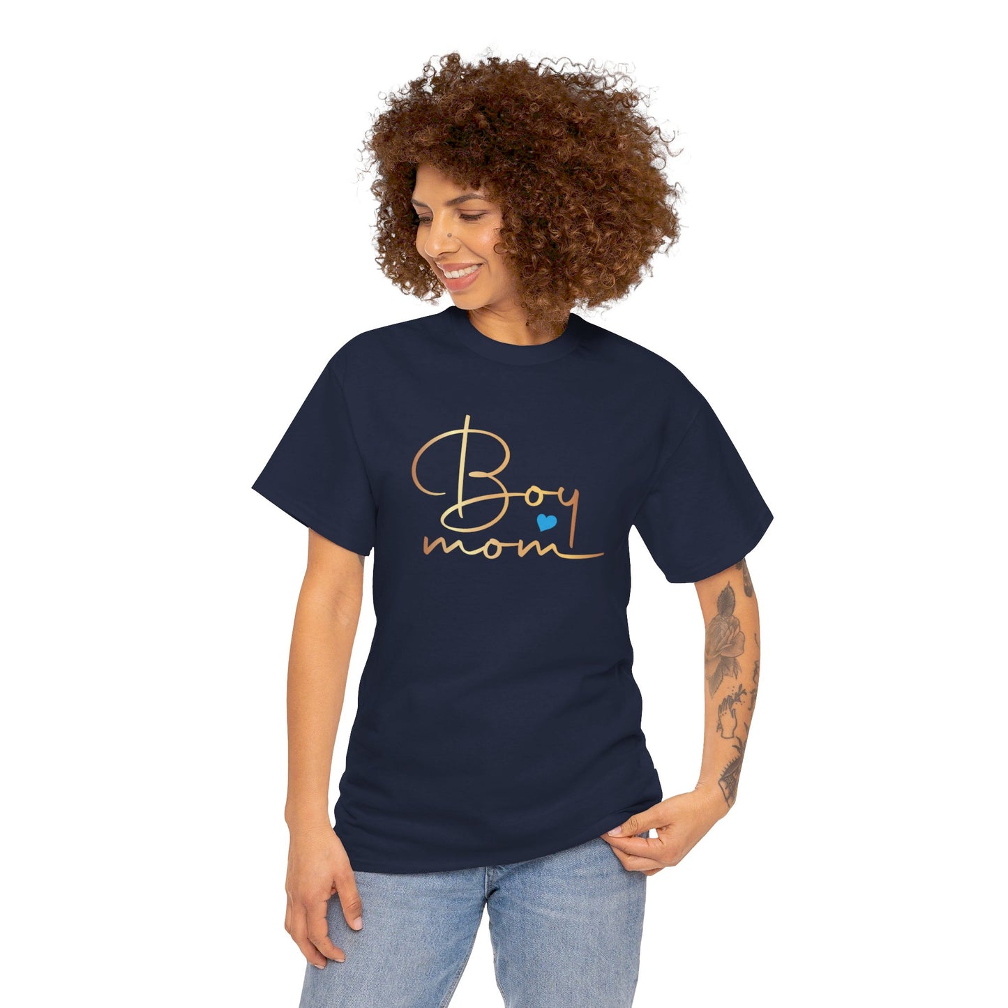 Boy Mom Unisex Heavy Cotton Tee