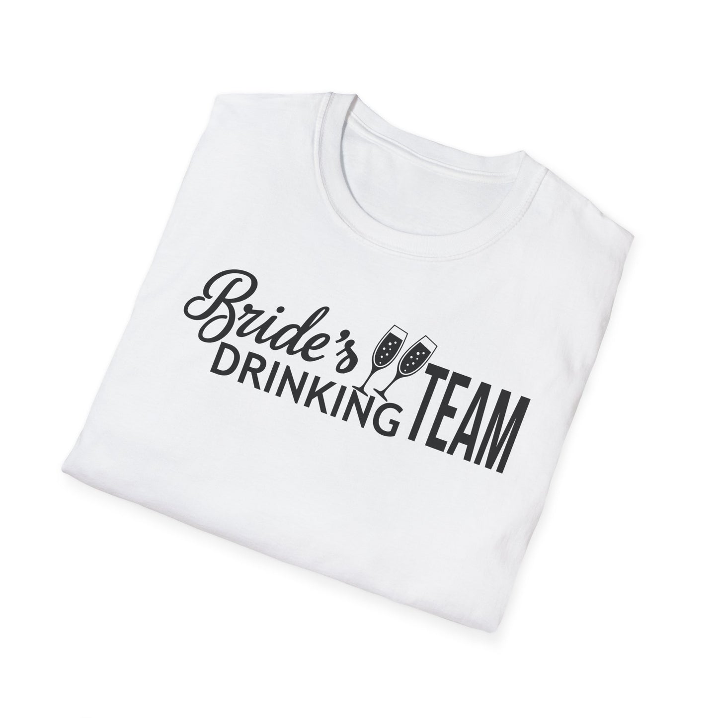 Bachelorette Party T-Shirt - Bride's Drinking Team