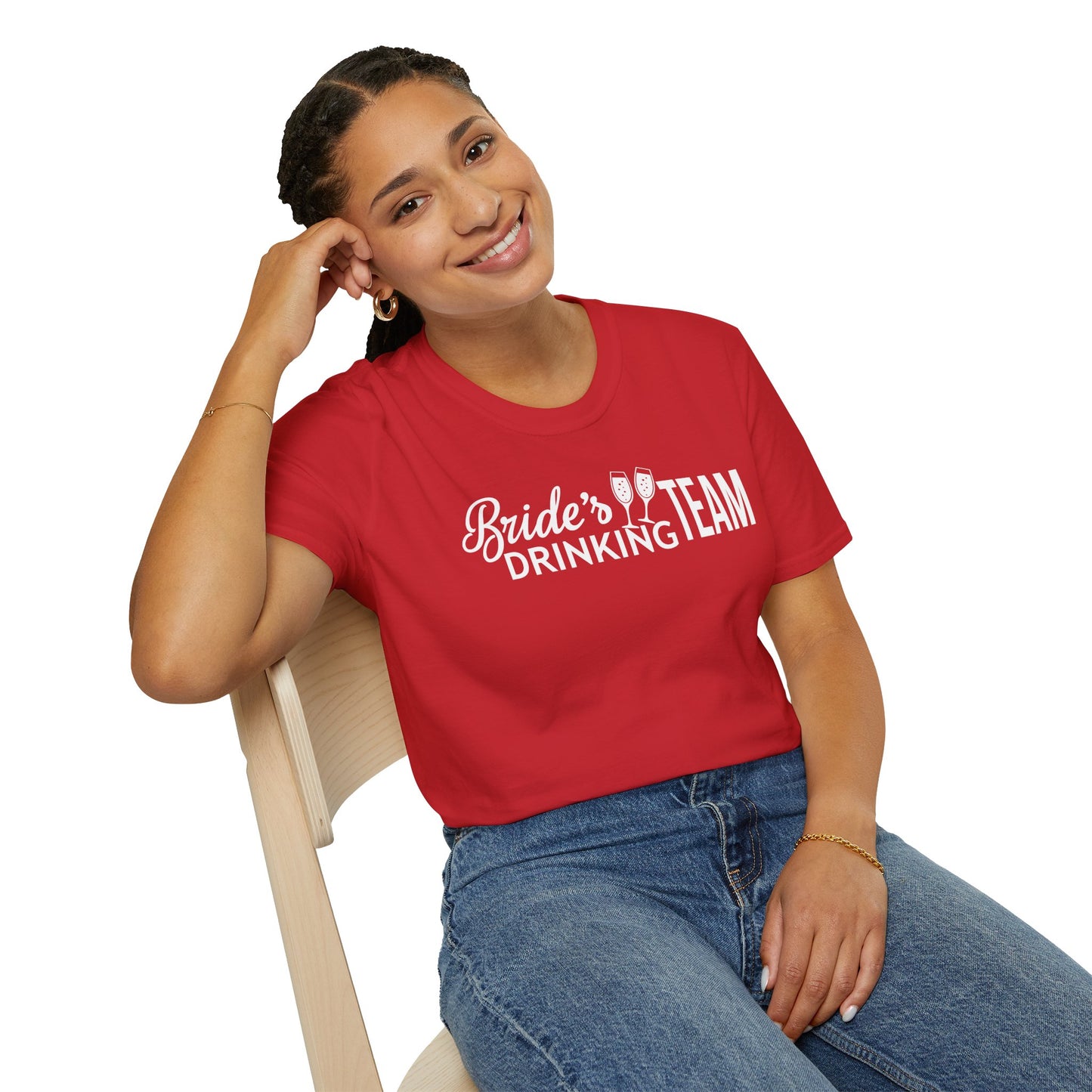 Bachelorette Party T-Shirt - Bride's Drinking Team
