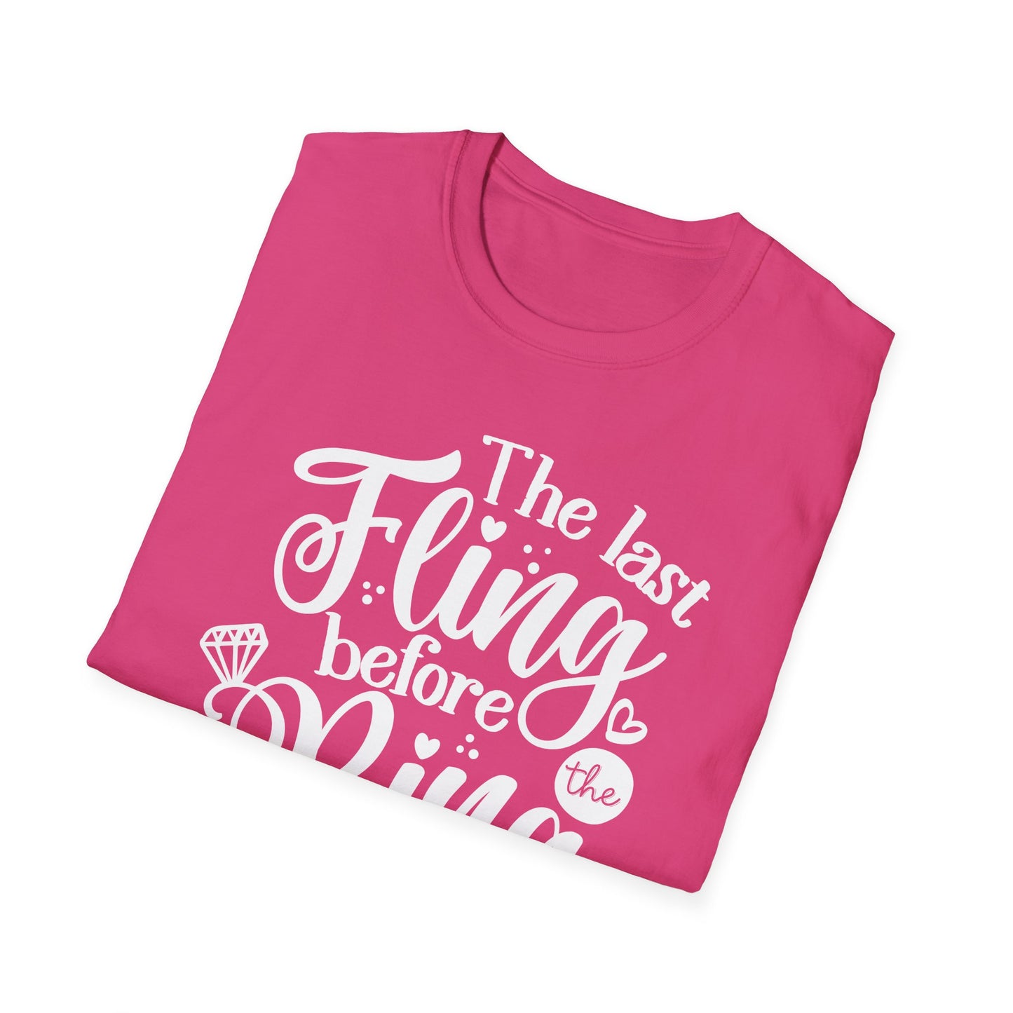 Bachelorette Softstyle T-Shirt - The Last Fling Before the Ring