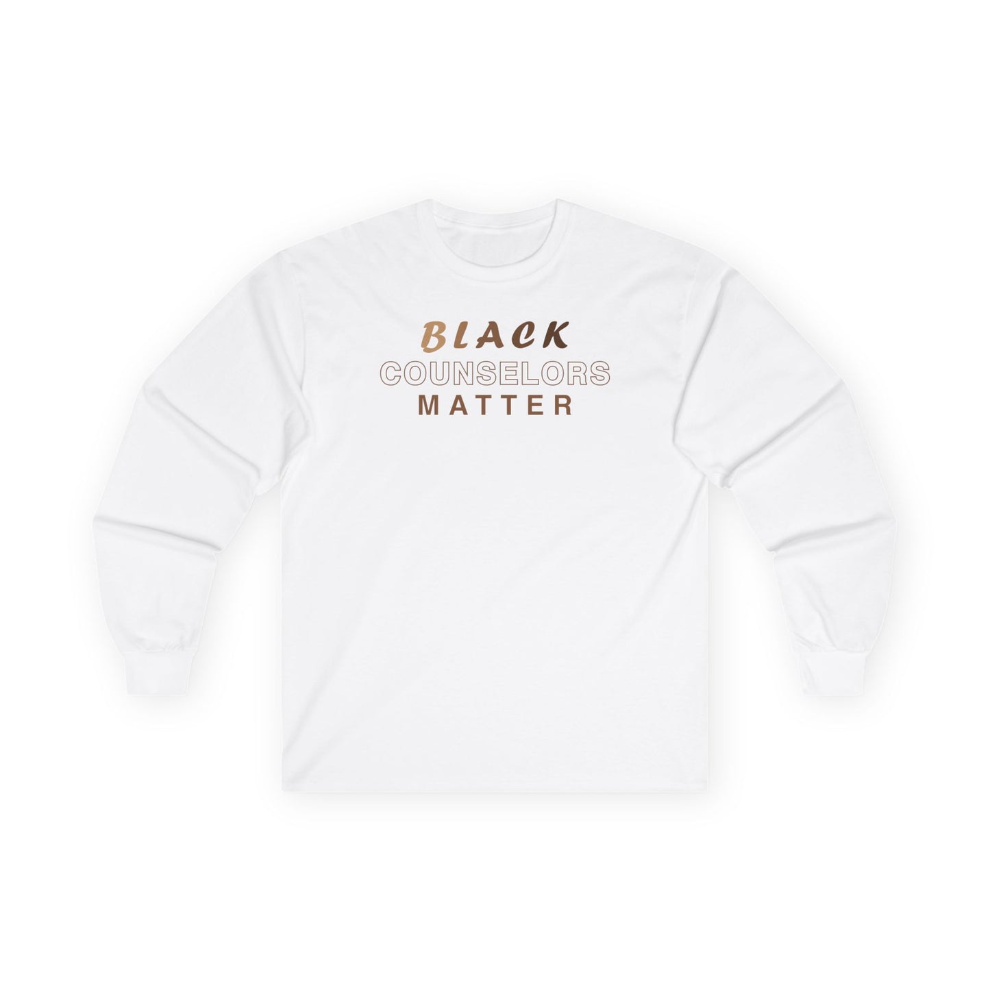 Black Counselors Matter Long Sleeve Tee
