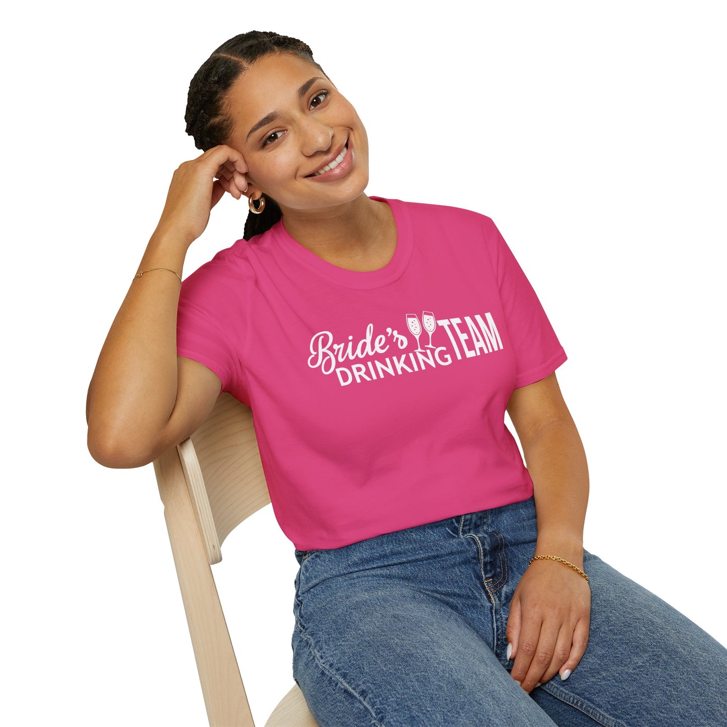 Bachelorette Party T-Shirt - Bride's Drinking Team