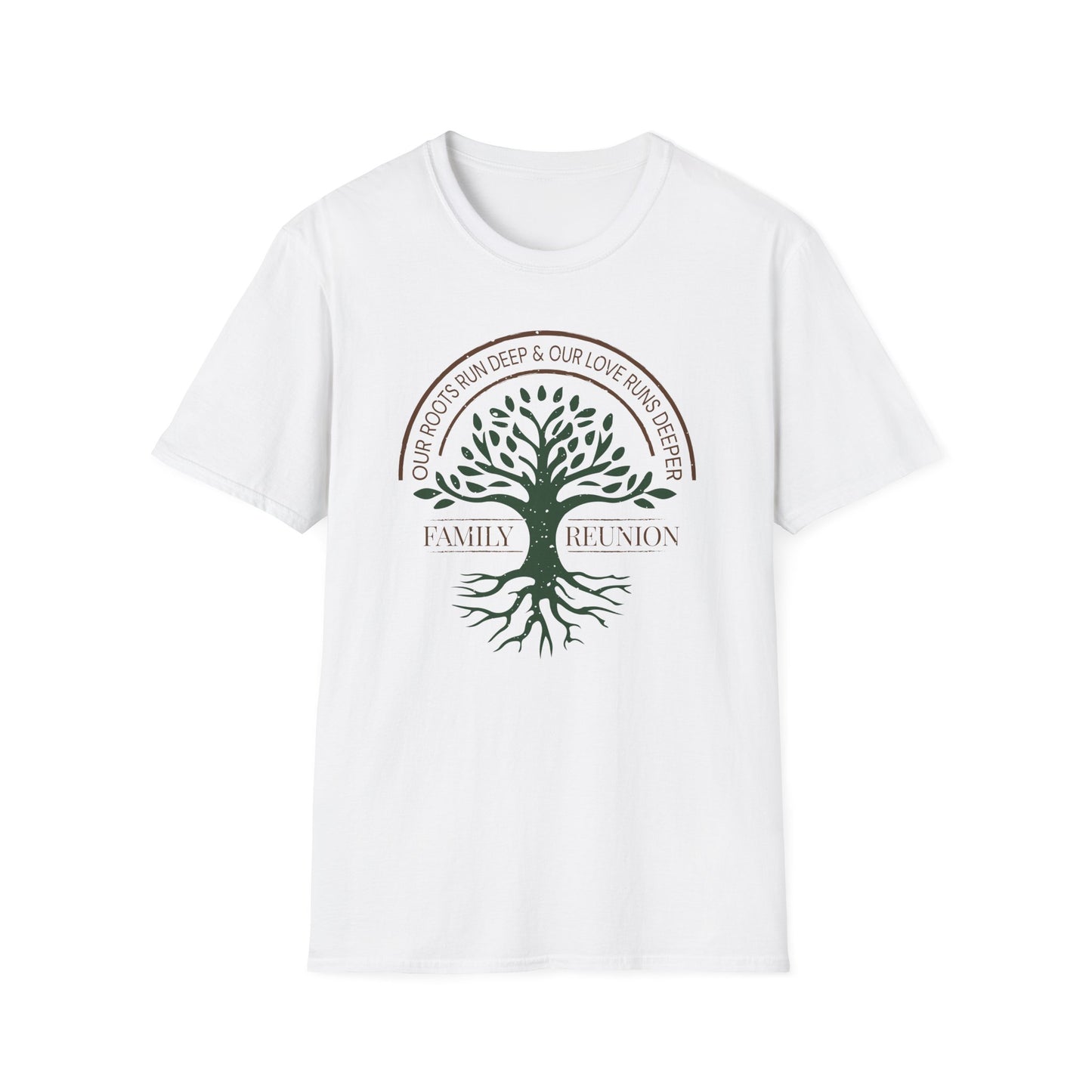 Family Reunion Unisex T-Shirt with Our Roots Design