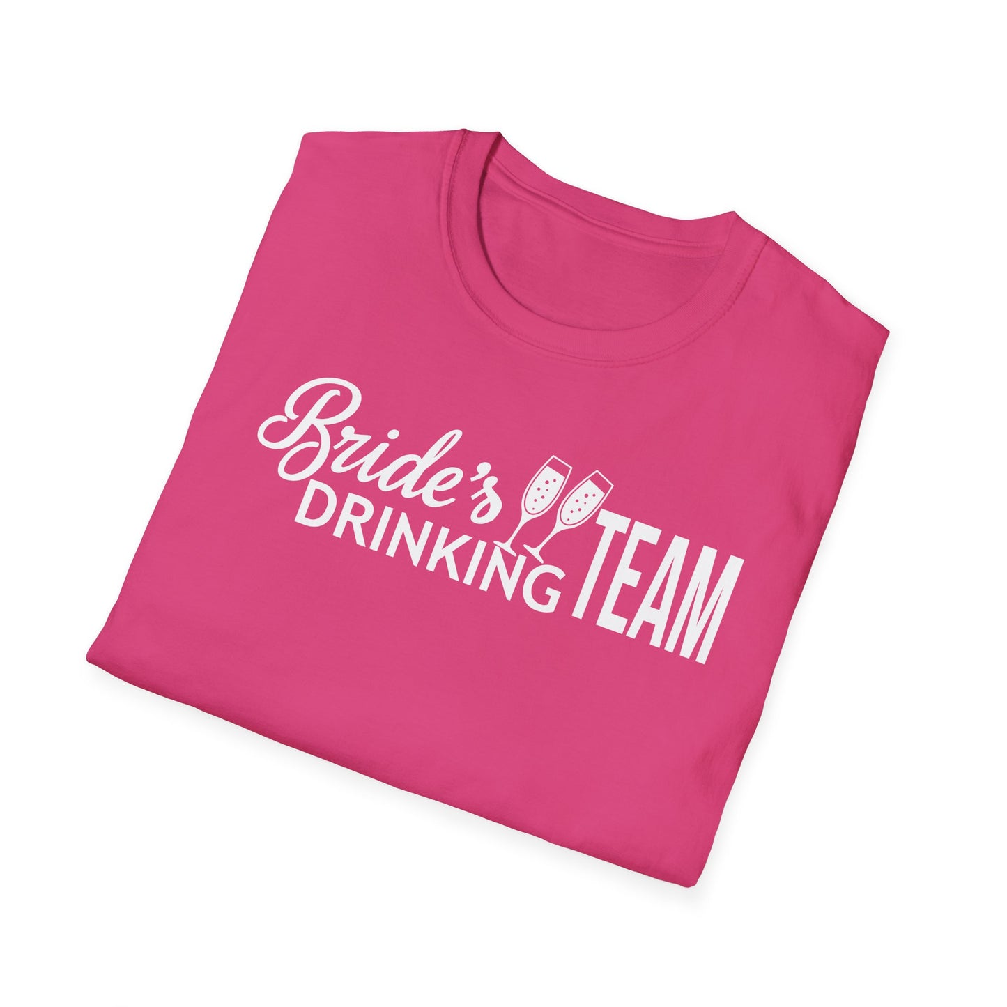 Bachelorette Party T-Shirt - Bride's Drinking Team