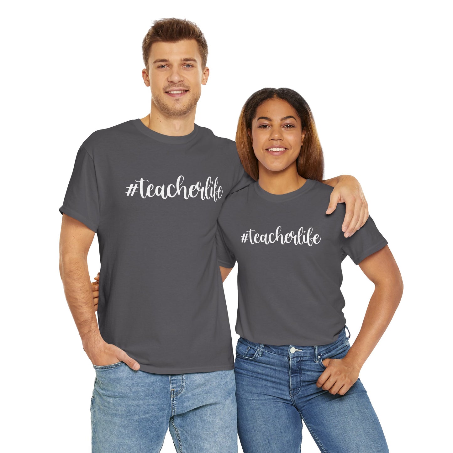 #teacherlife Unisex Heavy Cotton Tee