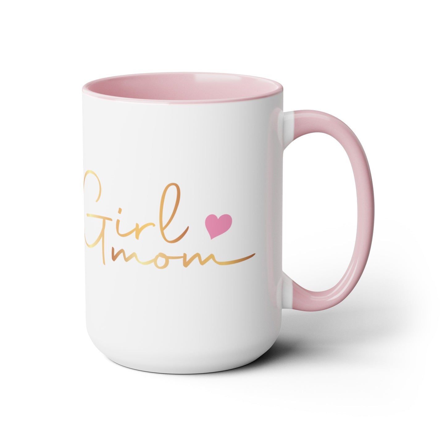 Girl Mom/Boy Mom Two-Tone Coffee Mugs, 15oz