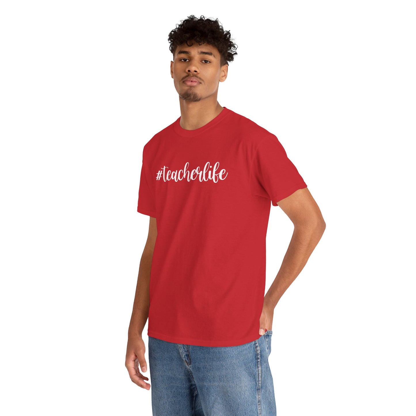 #teacherlife Unisex Heavy Cotton Tee