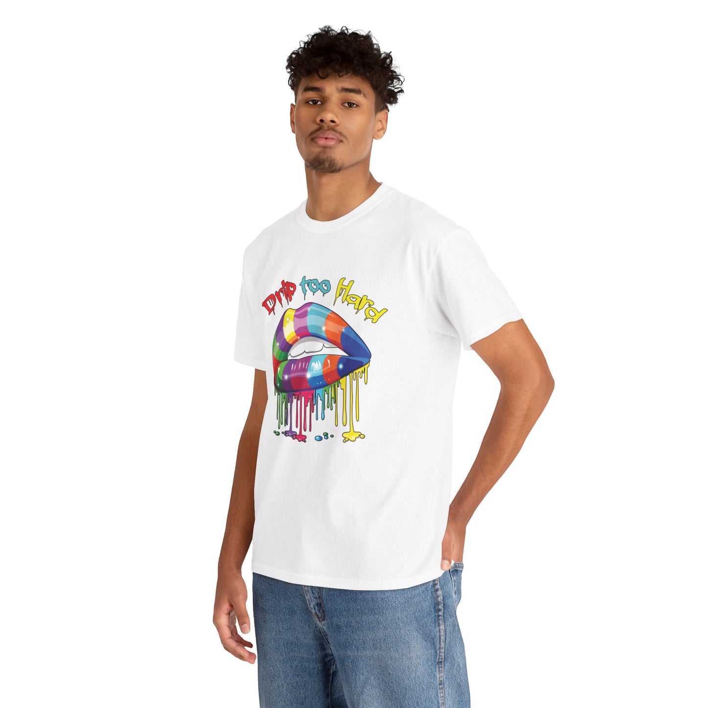 Fun Colorful Stylish Unisex Heavy Cotton Tee