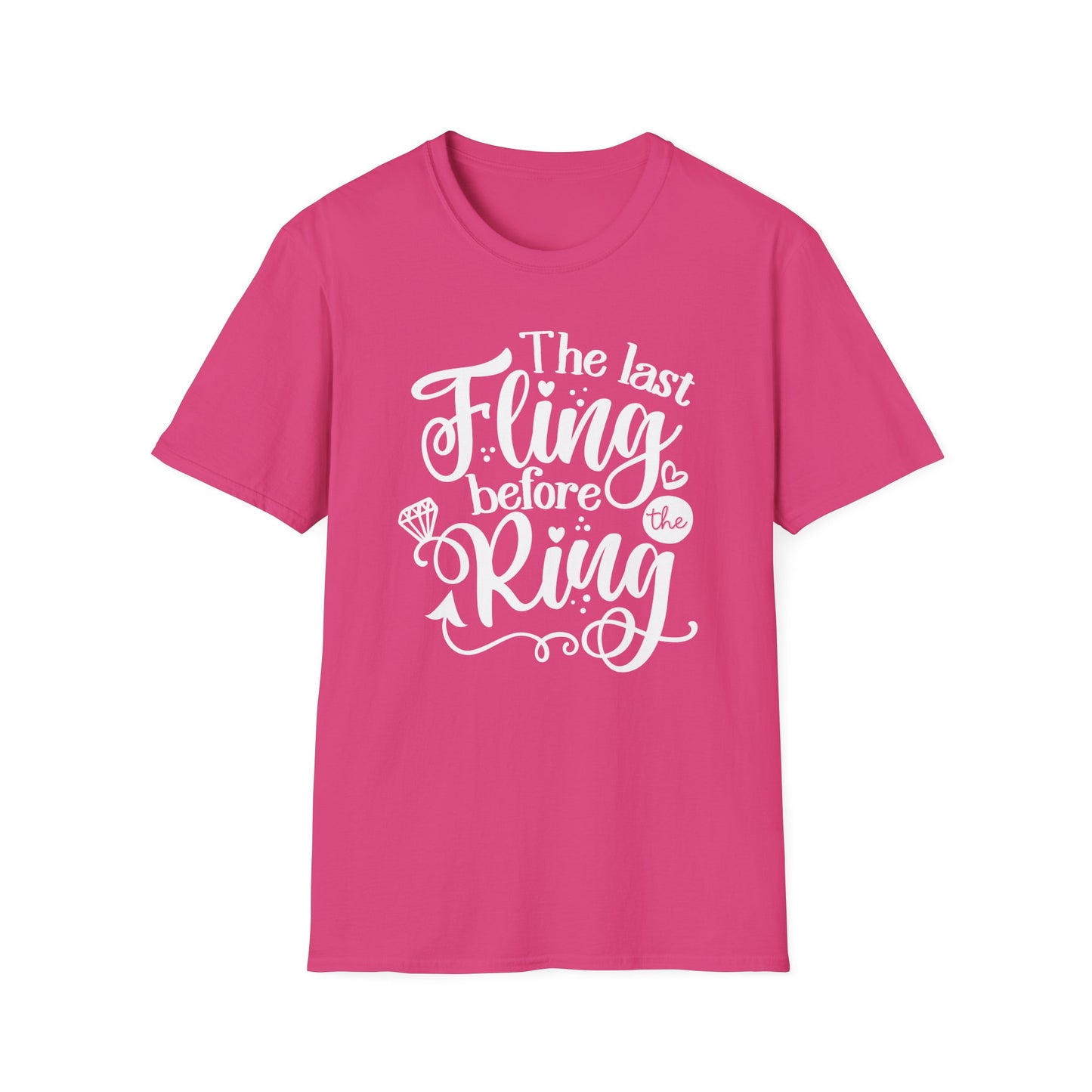 Bachelorette Softstyle T-Shirt - The Last Fling Before the Ring