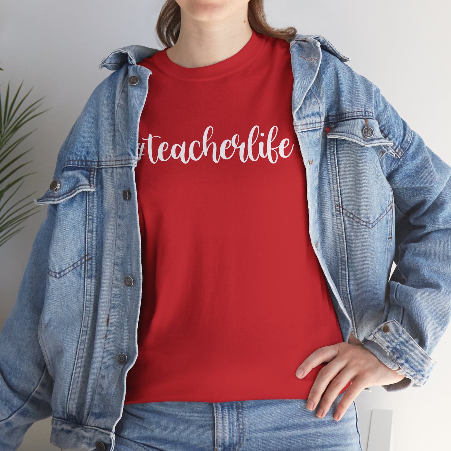 #teacherlife Unisex Heavy Cotton Tee
