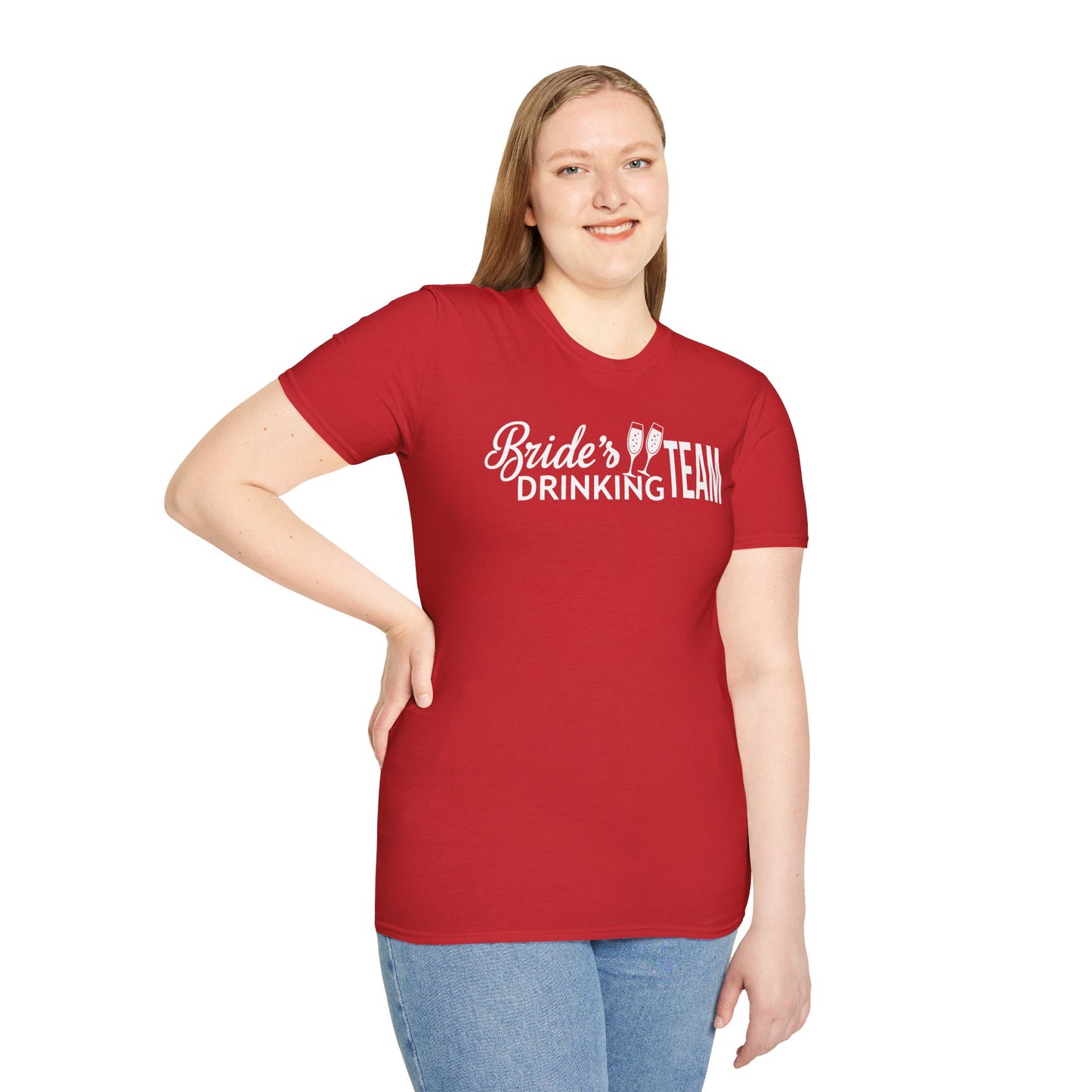 Bachelorette Party T-Shirt - Bride's Drinking Team