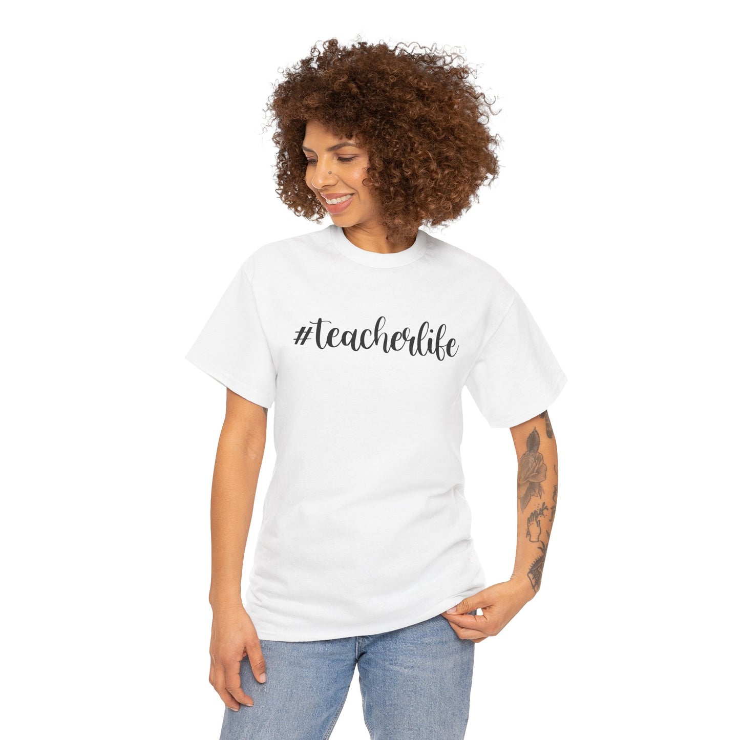 #teacherlife Unisex Heavy Cotton Tee