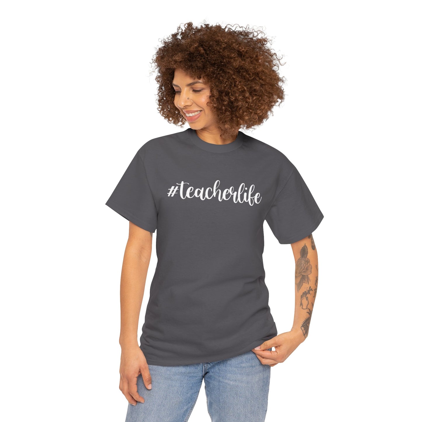 #teacherlife Unisex Heavy Cotton Tee
