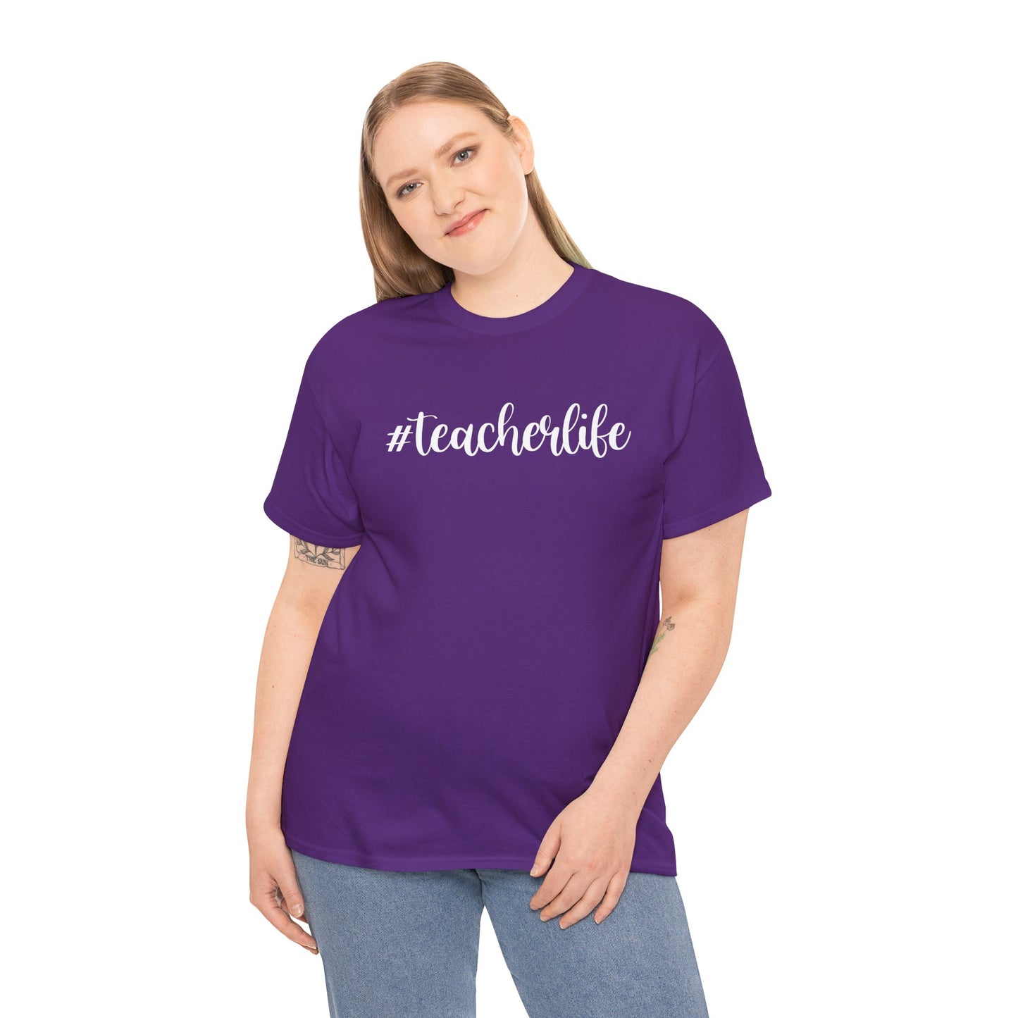 #teacherlife Unisex Heavy Cotton Tee