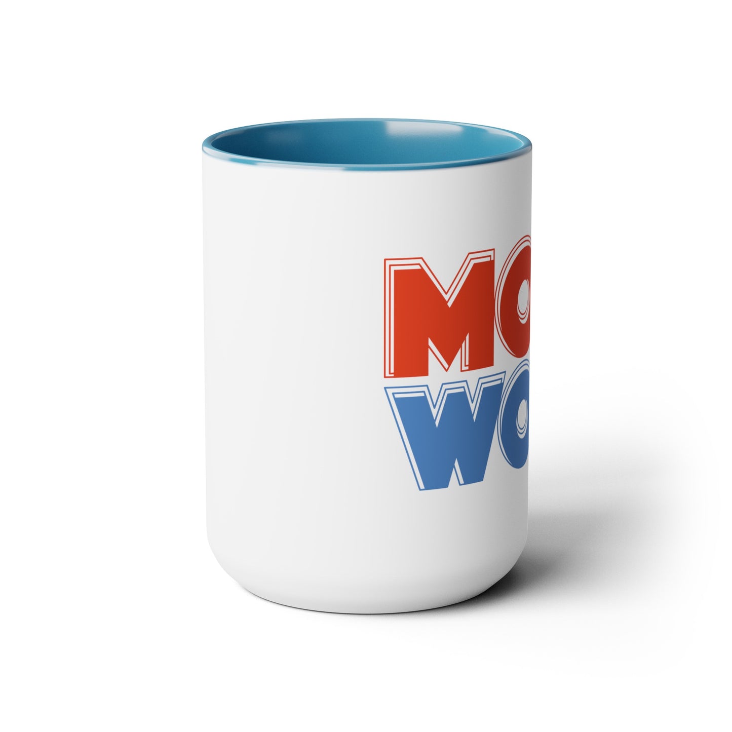 Mom Wow Two-Tone Coffee Mugs, 15oz