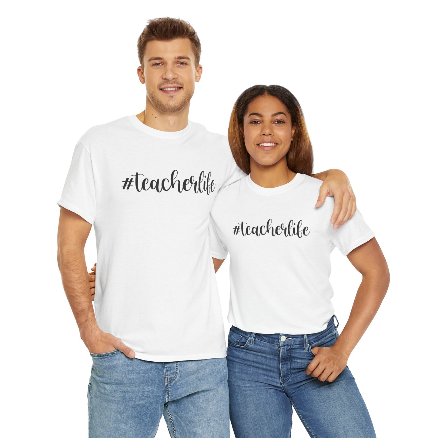 #teacherlife Unisex Heavy Cotton Tee