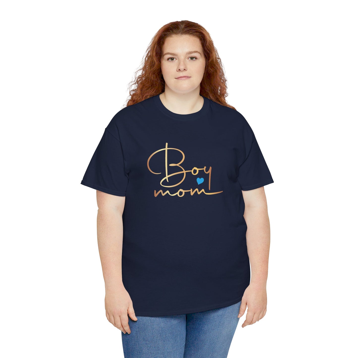 Boy Mom Unisex Heavy Cotton Tee