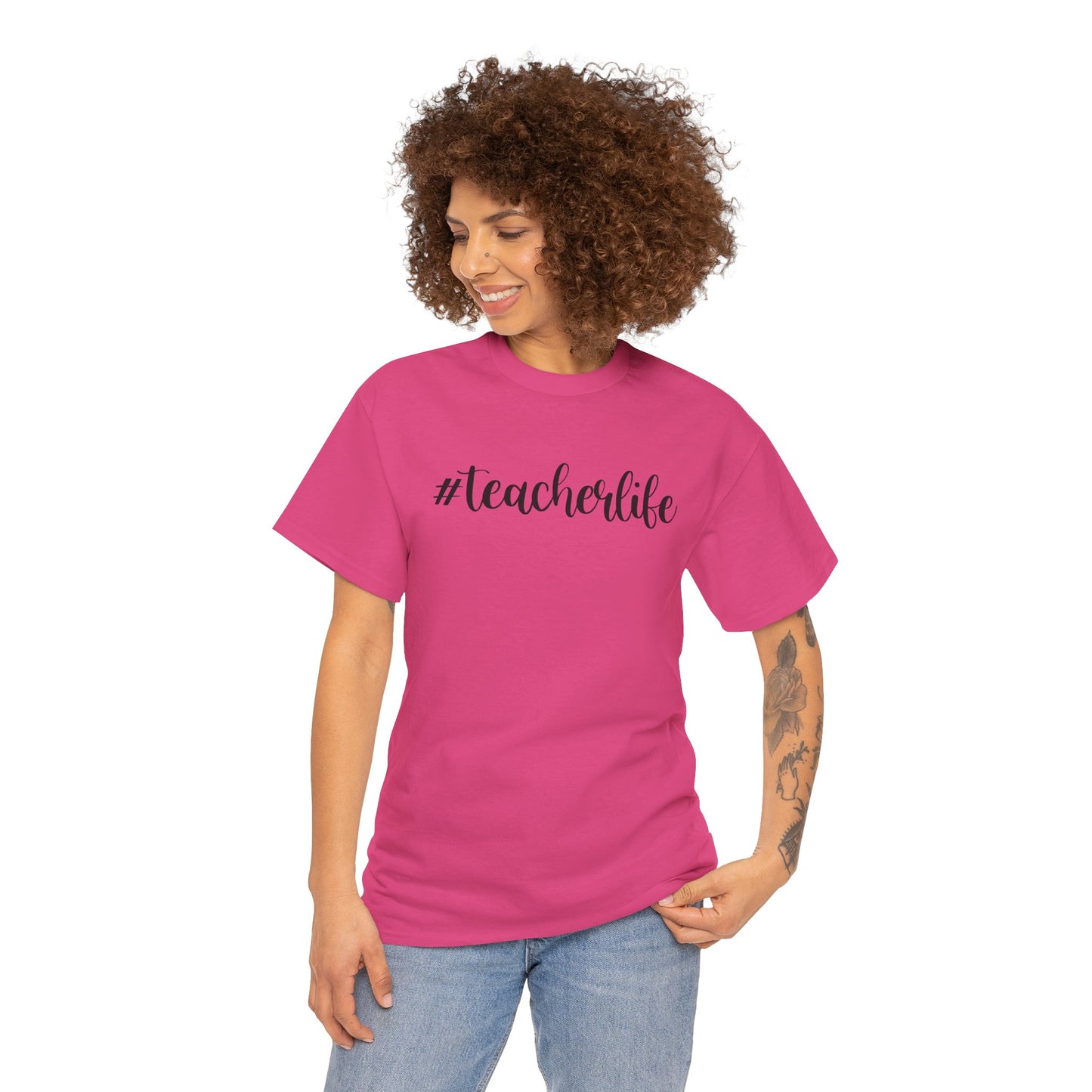 #teacherlife Unisex Heavy Cotton Tee