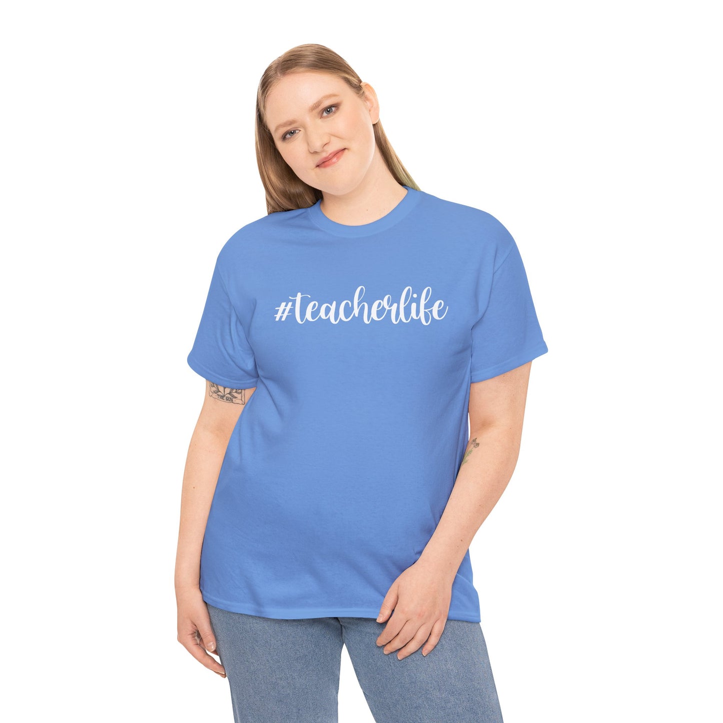 #teacherlife Unisex Heavy Cotton Tee
