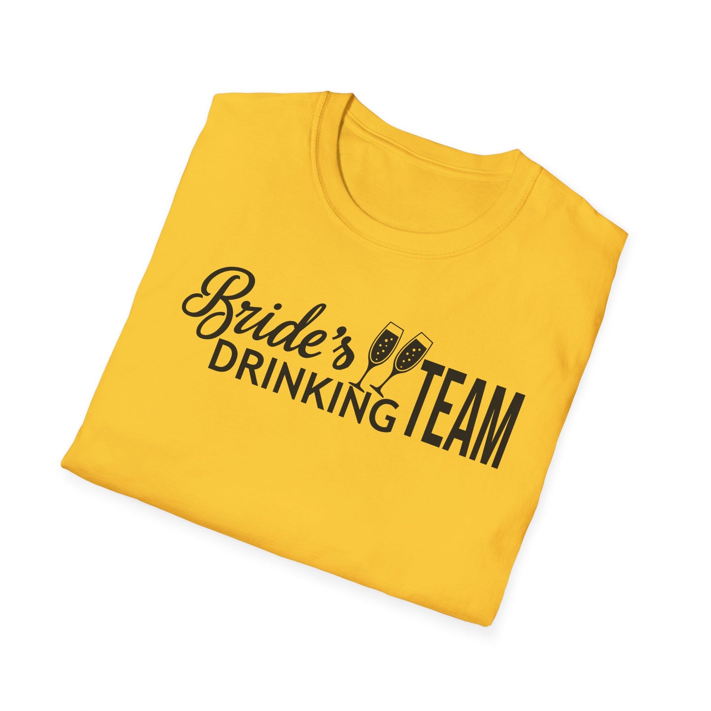 Bachelorette Party T-Shirt - Bride's Drinking Team