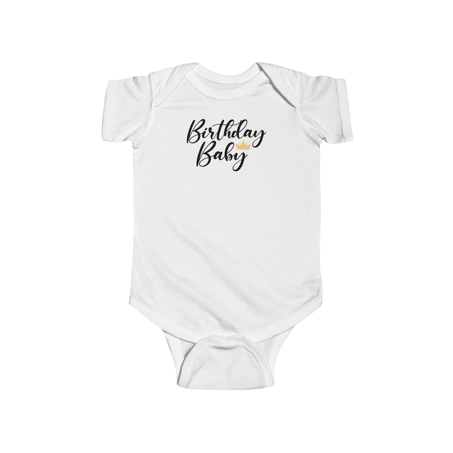 Birthday Baby Infant Fine Jersey Bodysuit