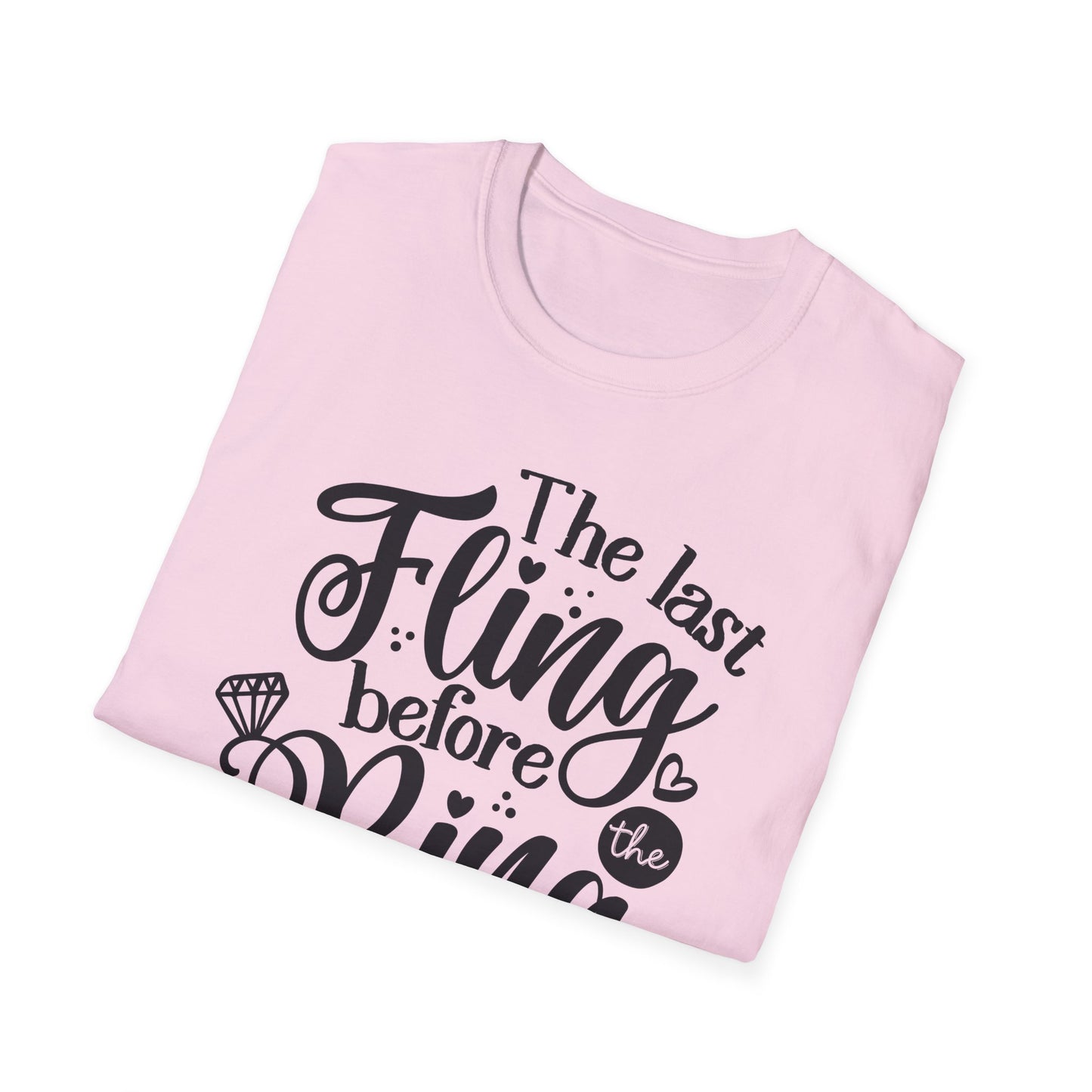 Bachelorette Softstyle T-Shirt - The Last Fling Before the Ring