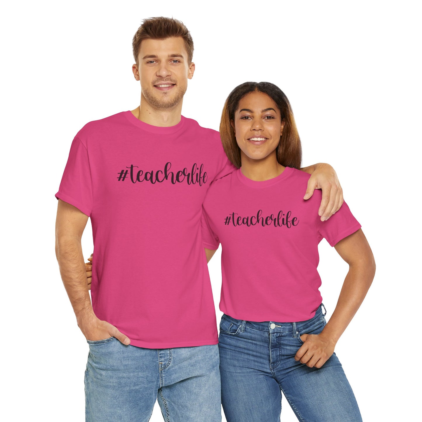#teacherlife Unisex Heavy Cotton Tee