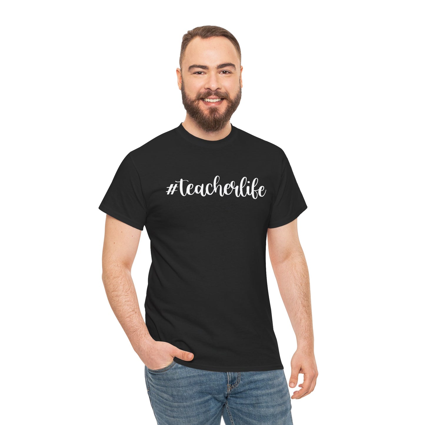 #teacherlife Unisex Heavy Cotton Tee
