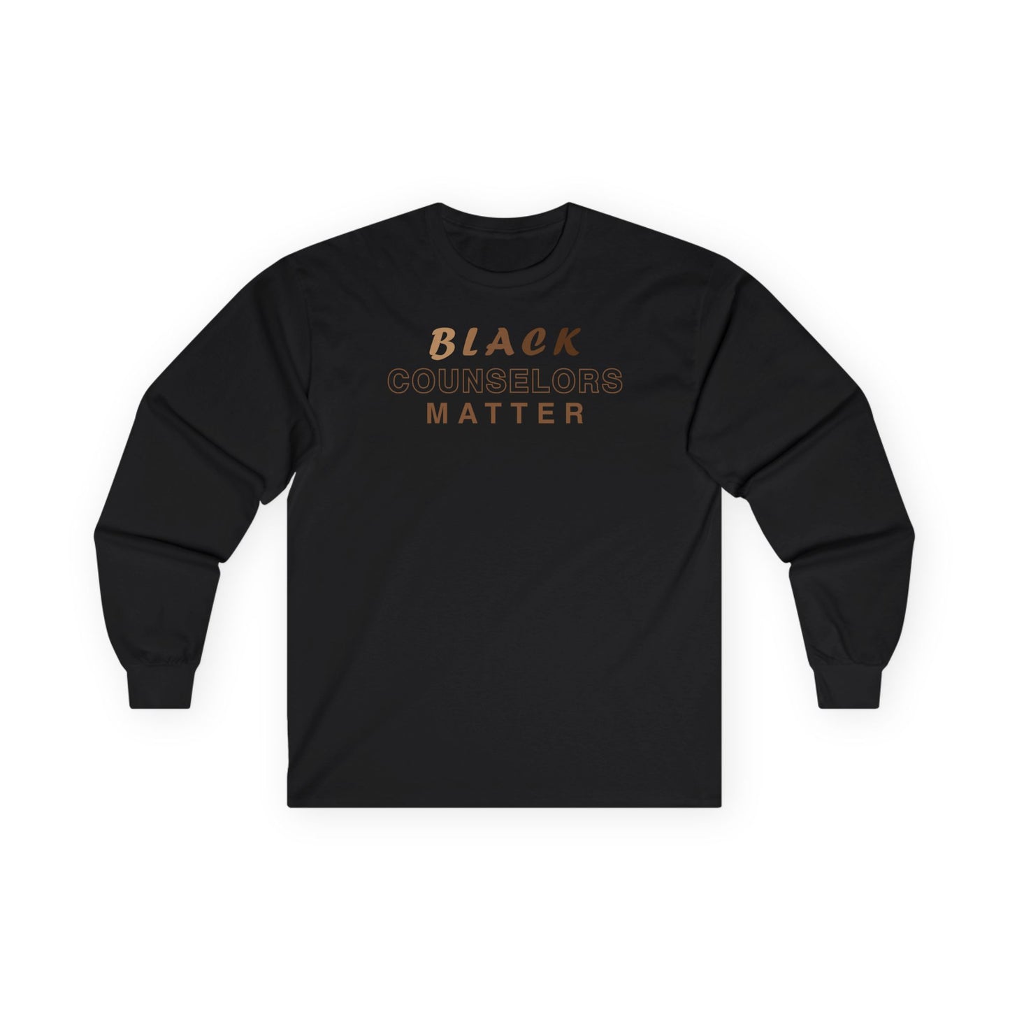 Black Counselors Matter Long Sleeve Tee