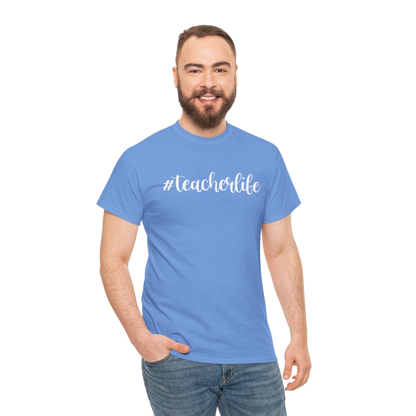 #teacherlife Unisex Heavy Cotton Tee