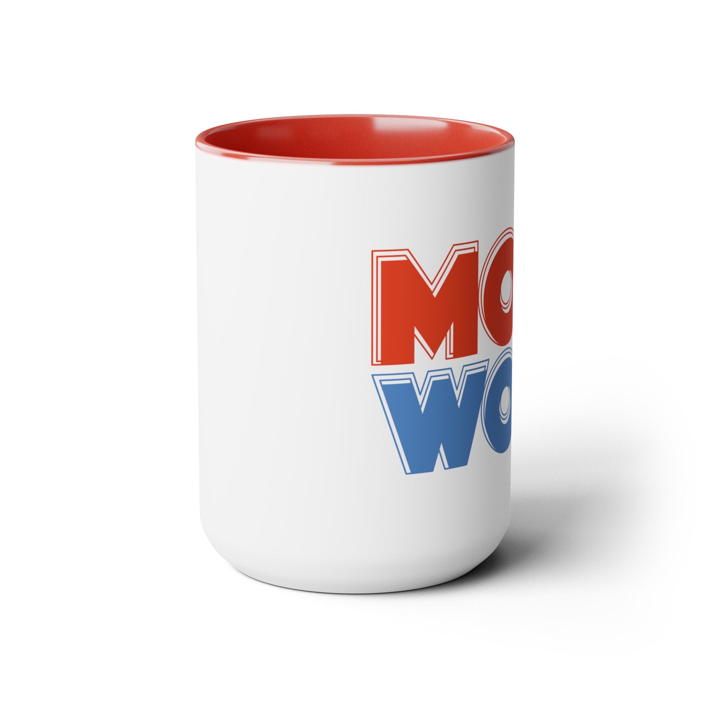 Mom Wow Two-Tone Coffee Mugs, 15oz