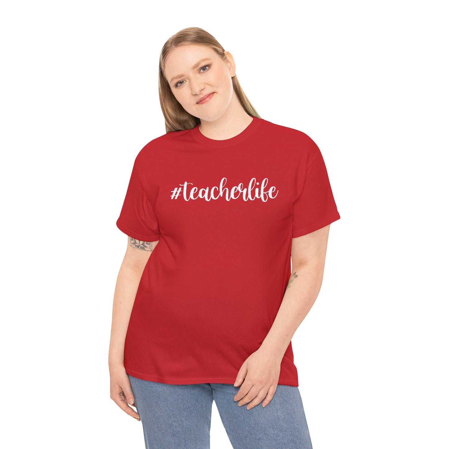 #teacherlife Unisex Heavy Cotton Tee