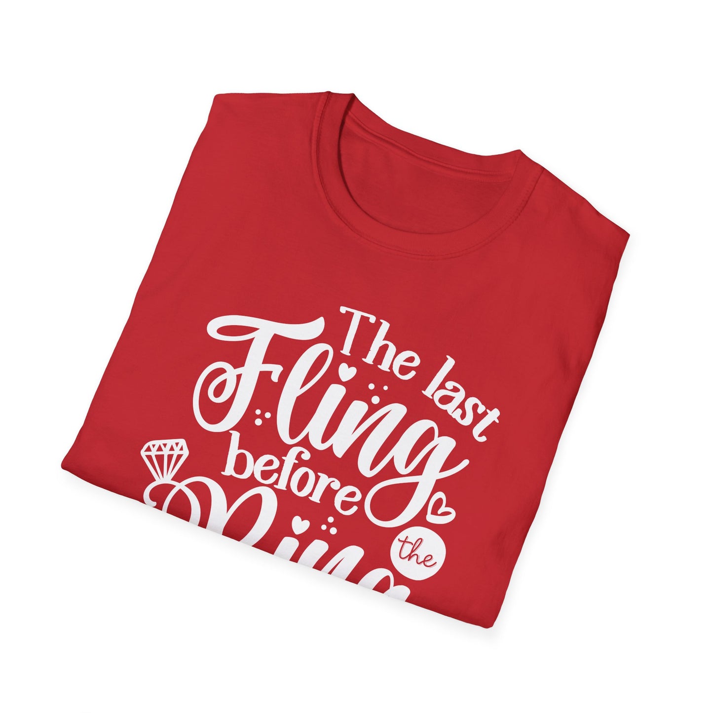 Bachelorette Softstyle T-Shirt - The Last Fling Before the Ring
