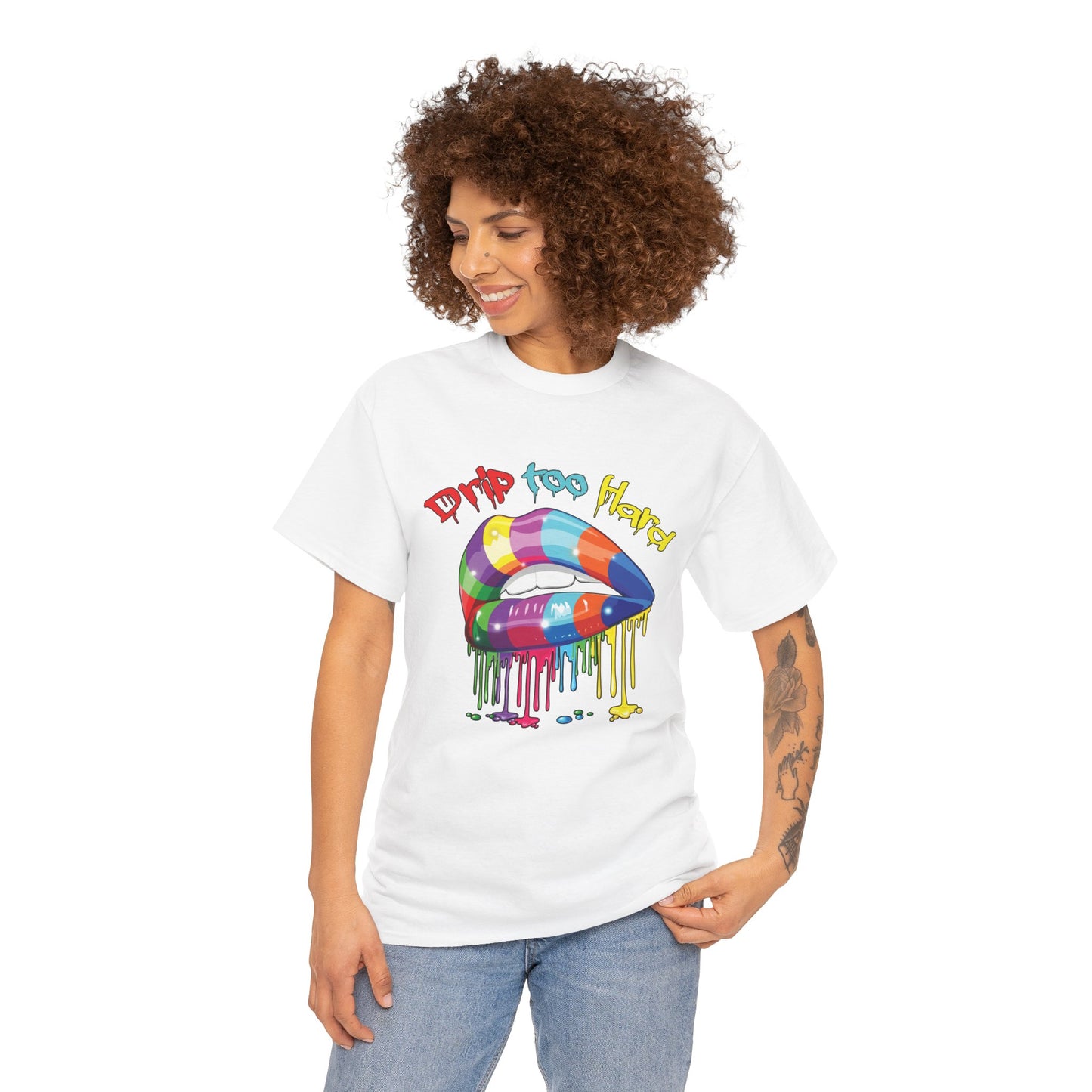 Fun Colorful Stylish Unisex Heavy Cotton Tee