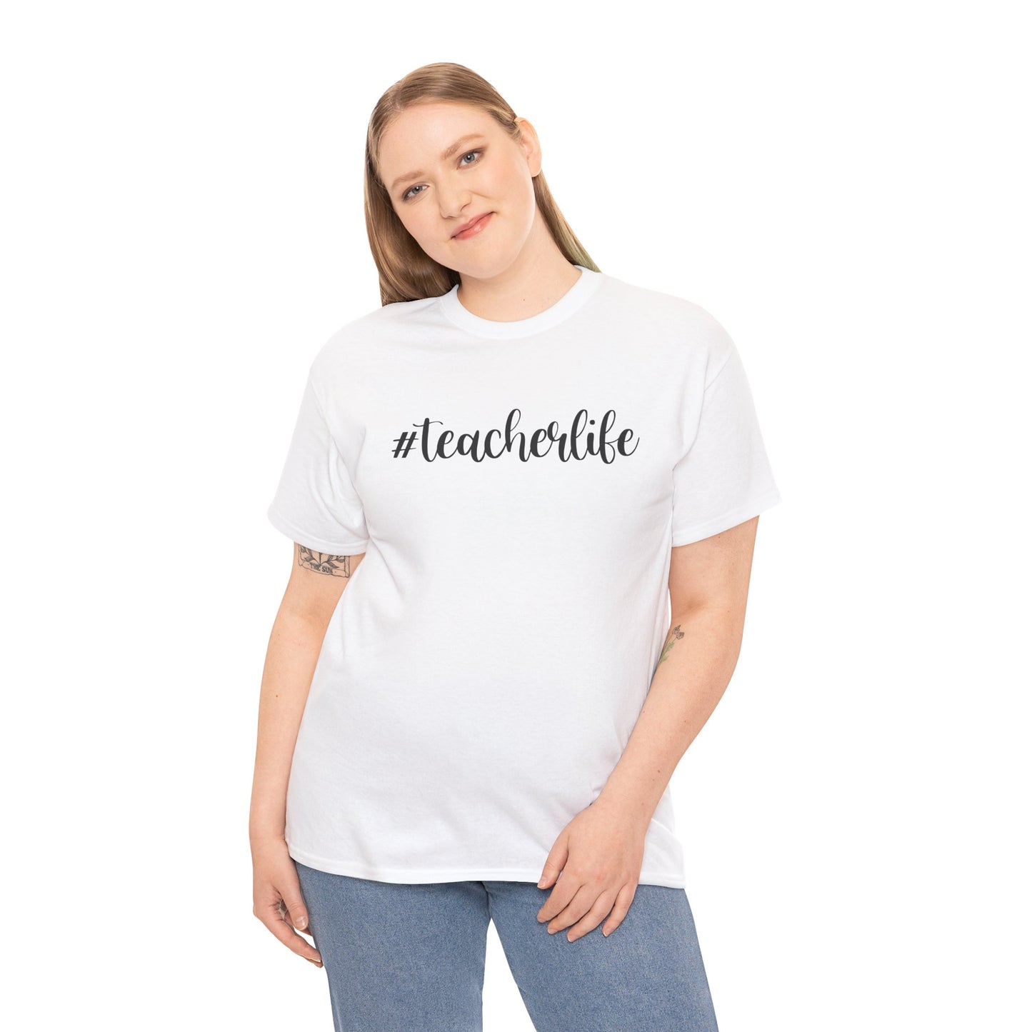 #teacherlife Unisex Heavy Cotton Tee