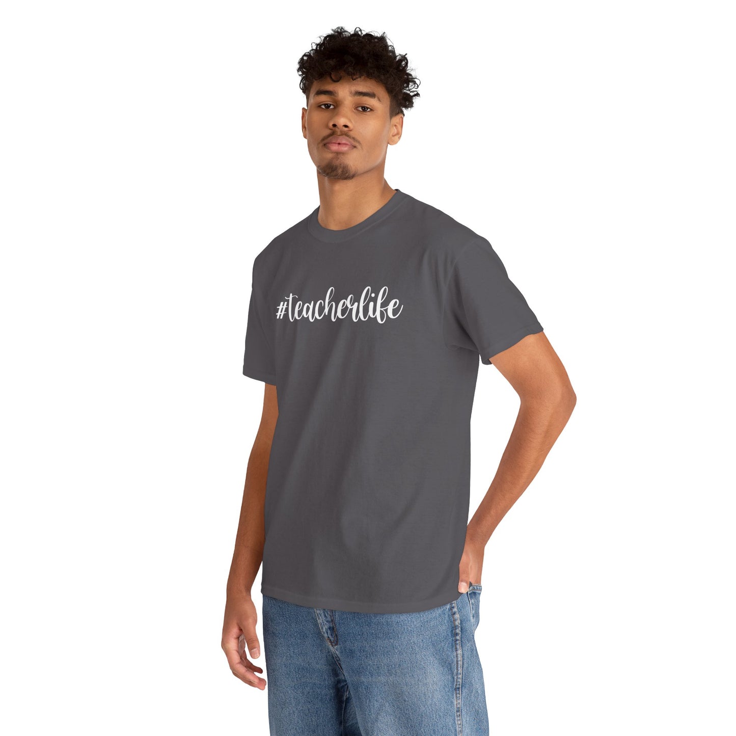 #teacherlife Unisex Heavy Cotton Tee