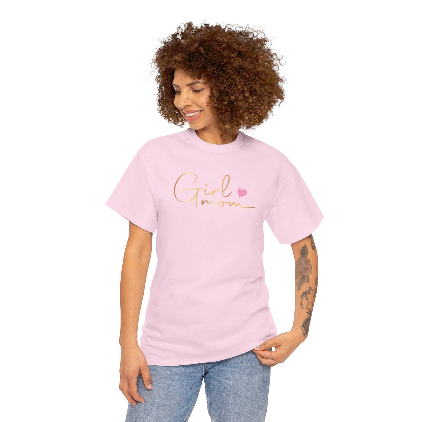 Girl Mom Unisex Heavy Cotton Tee