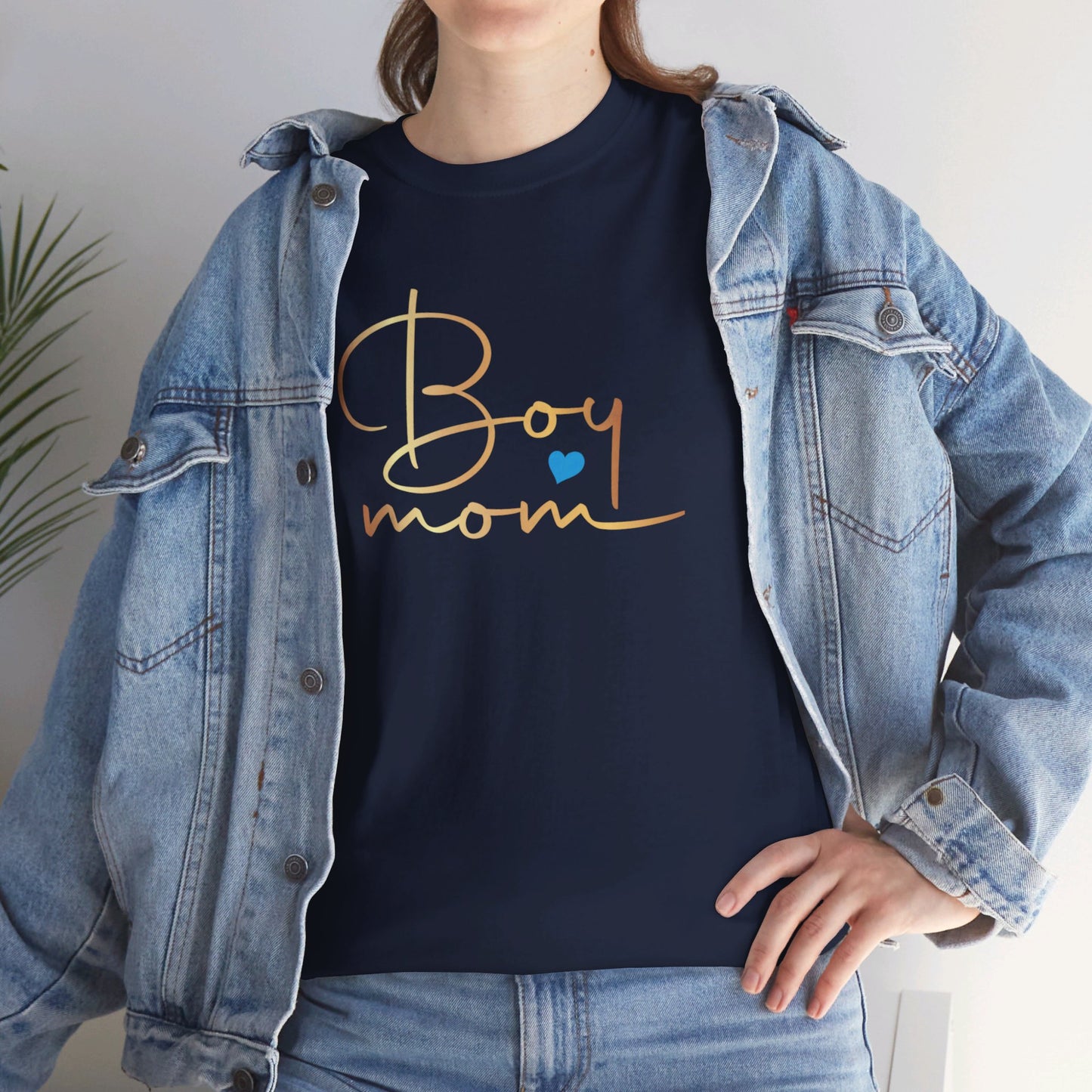 Boy Mom Unisex Heavy Cotton Tee
