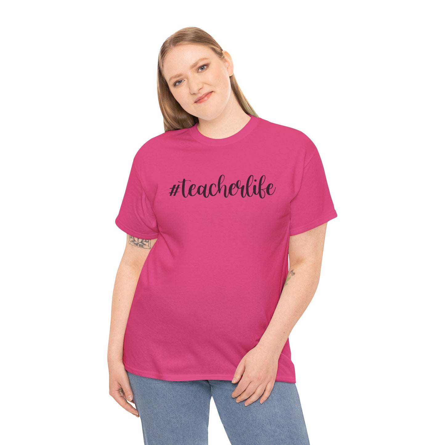 #teacherlife Unisex Heavy Cotton Tee