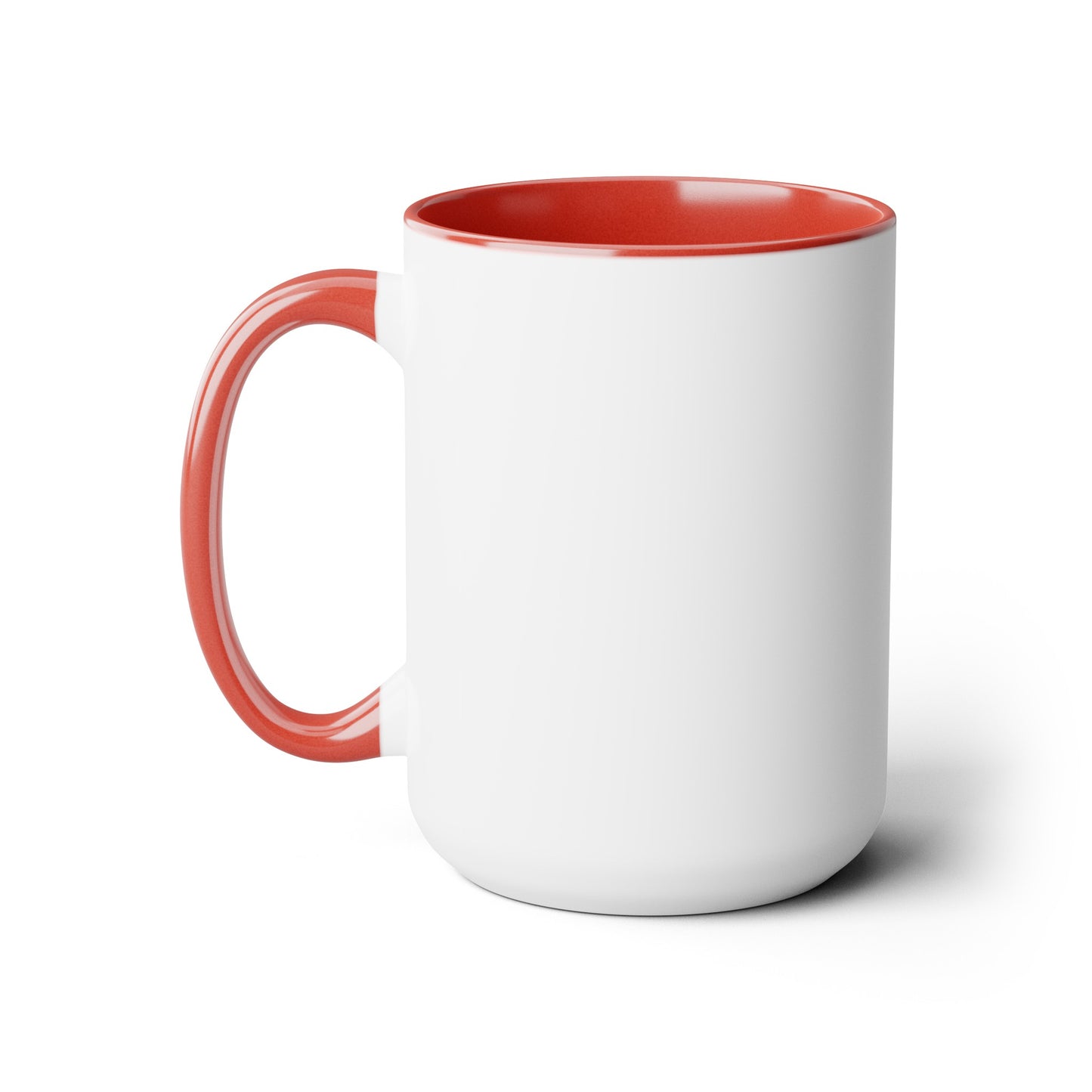 I Don't Need Superpowers I'm a Mom Two-Tone Coffee Mugs, 15oz
