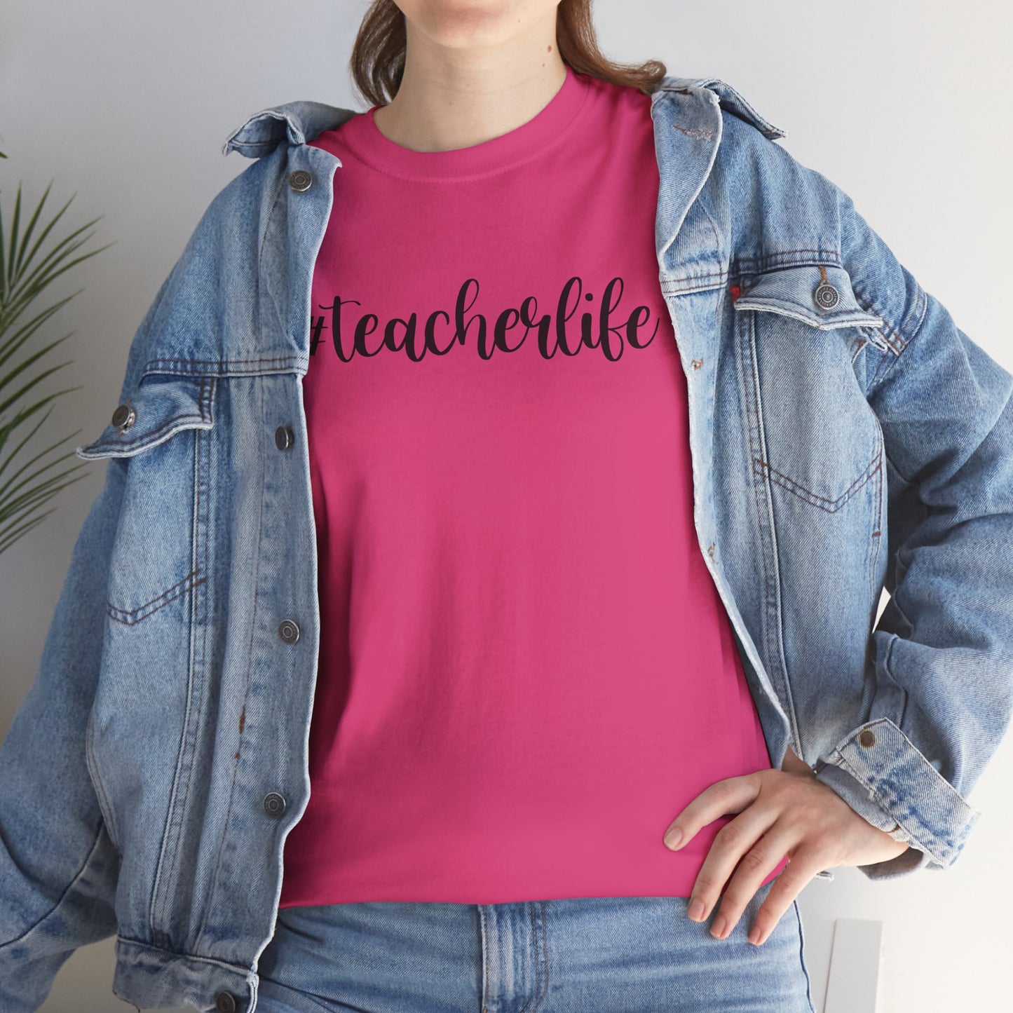 #teacherlife Unisex Heavy Cotton Tee