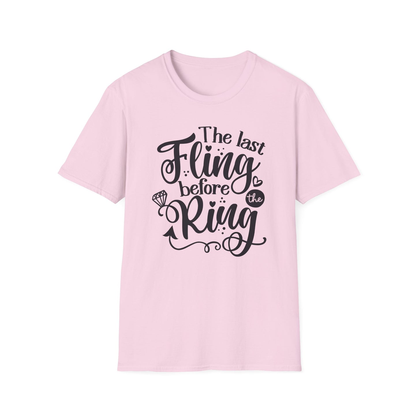 Bachelorette Softstyle T-Shirt - The Last Fling Before the Ring
