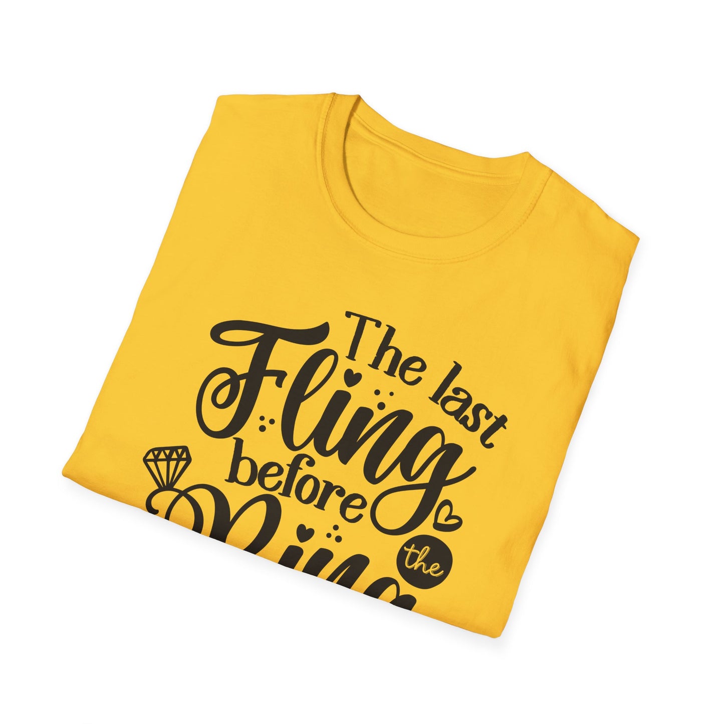 Bachelorette Softstyle T-Shirt - The Last Fling Before the Ring