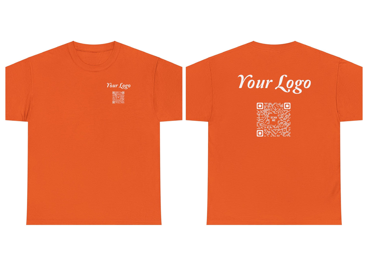 QR Code Tees Front & Back