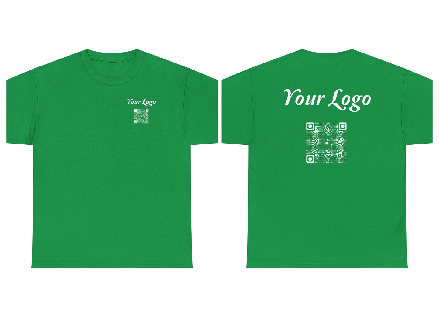 QR Code Tees Front & Back
