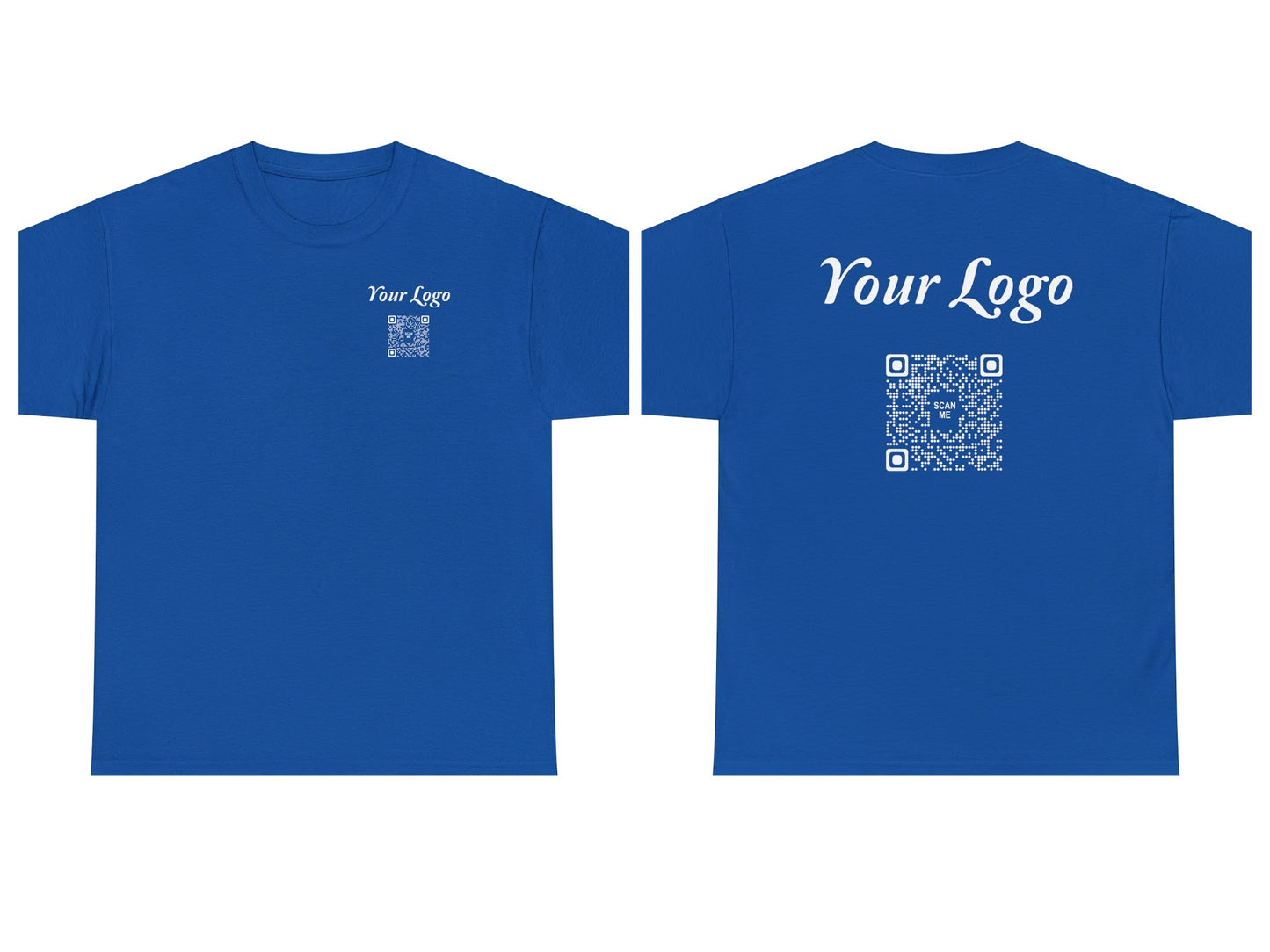 QR Code Tees Front & Back