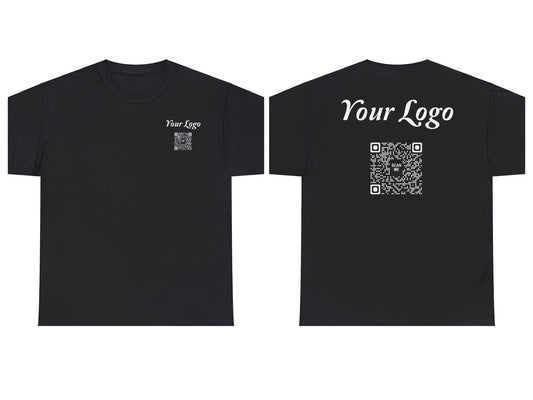 QR Code Tees Front & Back