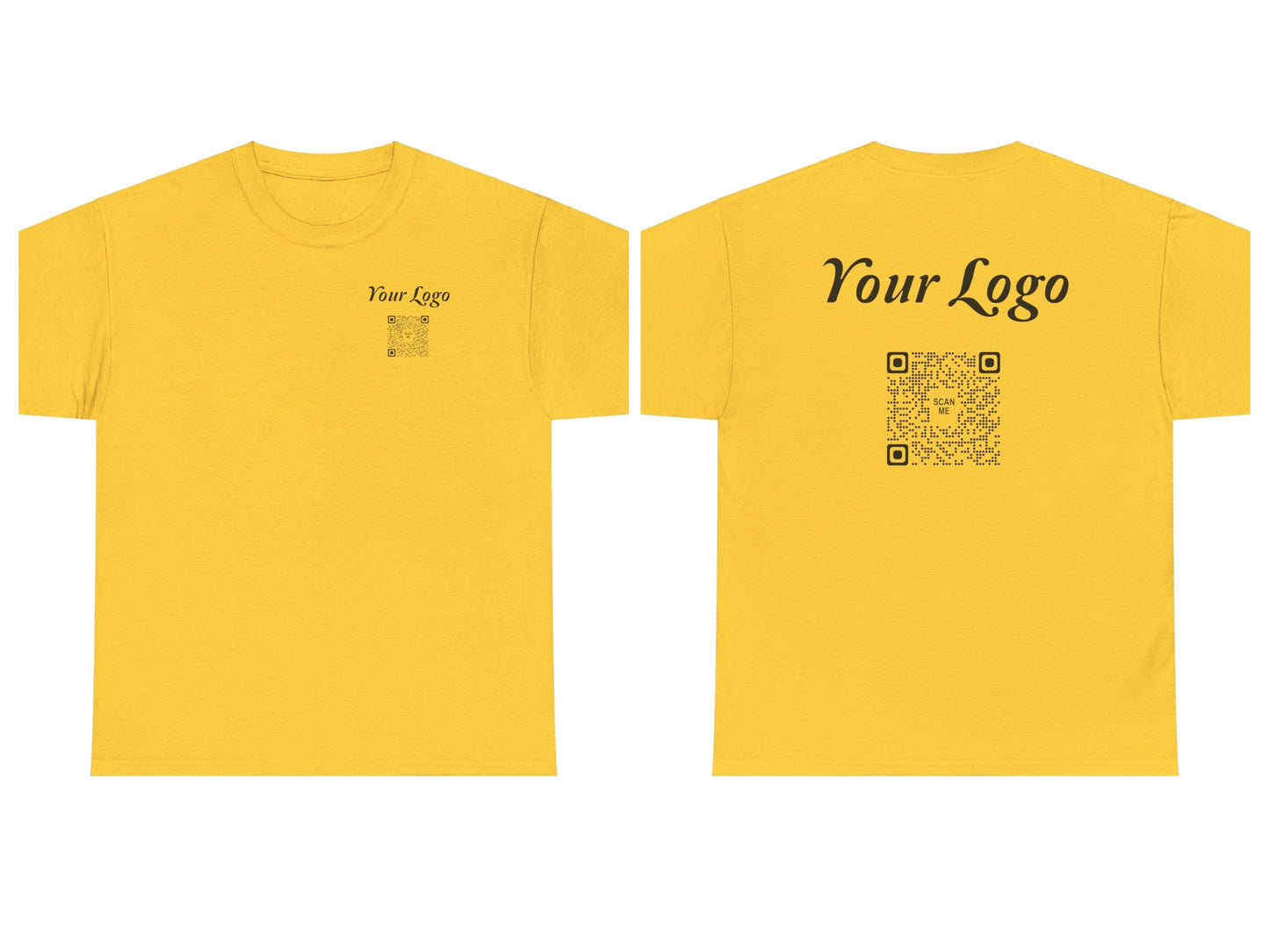 QR Code Tees Front & Back