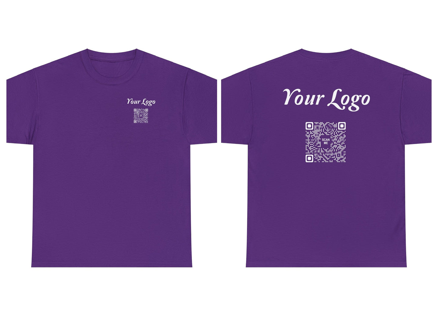 QR Code Tees Front & Back